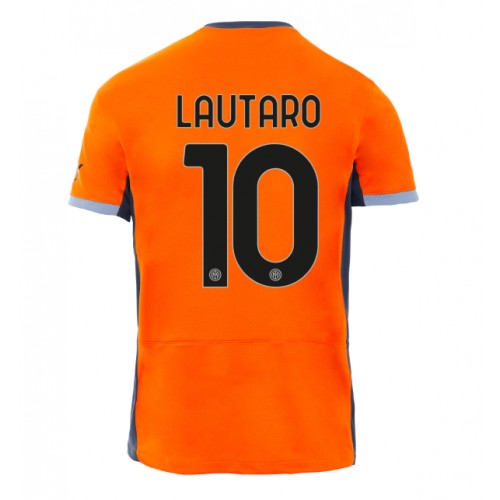 Pánský Fotbalový dres Inter Milan Lautaro Martinez #10 2023-24 Třetí Krátký Rukáv